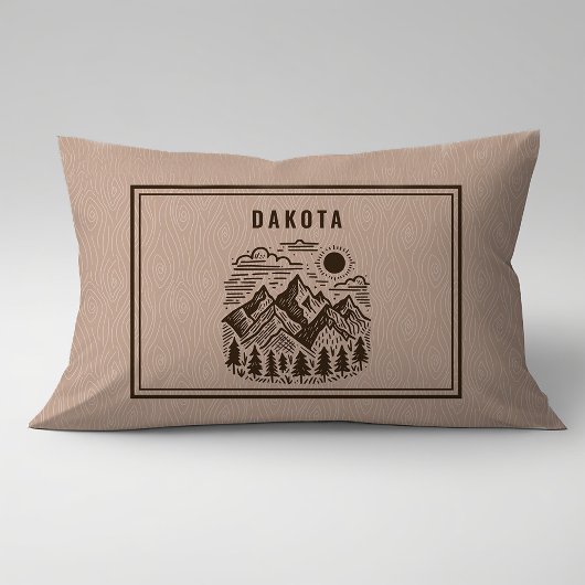 Rustic Modern Mountain Custom Kussensloop