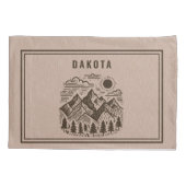 Rustic Modern Mountain Custom Kussensloop (Achterkant)