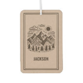 Rustic Modern Mountain Custom  Luchtverfrisser (Voorkant)