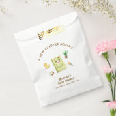 Rustic Modern New Chapter Garden Book Baby shower Bedankzakje (Gezegeld)