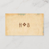 Rustic Modern Parchment RSVP Enclosure Card Informatiekaartje (Achterkant)