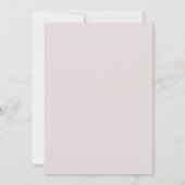 Rustic Modern Pastel Blush Waterlily Save the Date Kaart (Achterkant)