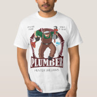 Rustic Modern Plumber Professional Plumbing Dad