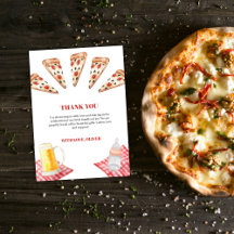 Rustic Modern Slice Pizza Beers Baby shower