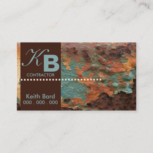 Rustic Modern Visitekaartje (Voorkant)