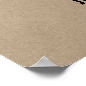 Rustic Modern We Do Trouwgastboek Poster (Hoek)