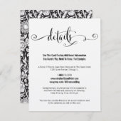 Rustic Modern we doen de Kaart van de Details van  (Voorkant / Achterkant)