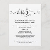 Rustic Modern we doen de Kaart van de Details van  (Voorkant)