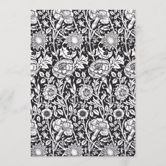 Rustic Modern We doen een Script Wedding Menu Card (Achterkant)