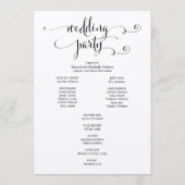 Rustic Modern we doen het programma voor het sture Programmakaart (Achterkant)