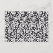 Rustic Modern we doen Kraft Wedding Registry Card Informatiekaartje (Achterkant)