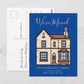 Rustic Modern We hebben een bewegende aankondiging Briefkaart (Voorkant / Achterkant)