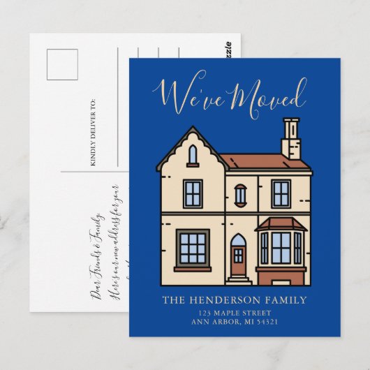 Rustic Modern We hebben een bewegende aankondiging Briefkaart (Voorkant / Achterkant)