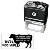 Rustic Modern We hebben Koe nieuw retouradres verp Zelfinktende Stempel (In situ)