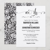 Rustic Modern wij schrijven de Kaart van de Uitnod (Voorkant / Achterkant)