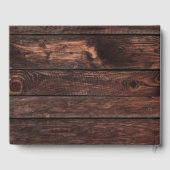 Rustic Moderne het Hood van het Afstuderen van de Gastenboek (Achterkant)