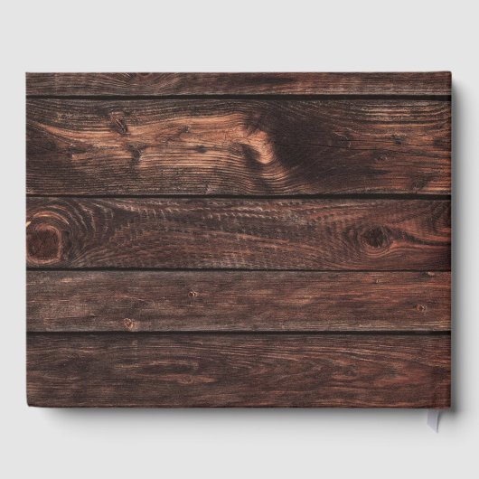 Rustic Moderne het Hood van het Afstuderen van de Gastenboek (Achterkant)