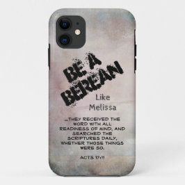 Rustic moet een Bijbelscriptversie in Berean zijn Case-Mate iPhone Case