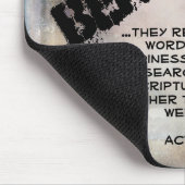 Rustic moet een Bijbelscriptversie in Berean zijn Muismat (Hoek)