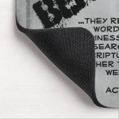 Rustic moet een Bijbelscriptversie in Berean zijn Muismat (Hoek)