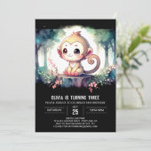 Rustic Monkey Birthday Kaart (Staand voorkant)