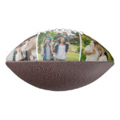 Rustic Monogram Football van de Foto van het Hout (Gedraaid 90)