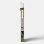 Rustic Monogram Foto Collage Case-Mate iPhone Case (Achterkant / Links)