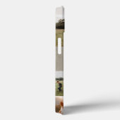 Rustic Monogram Foto Collage Case-Mate iPhone Case (Achterkant / Rechts)