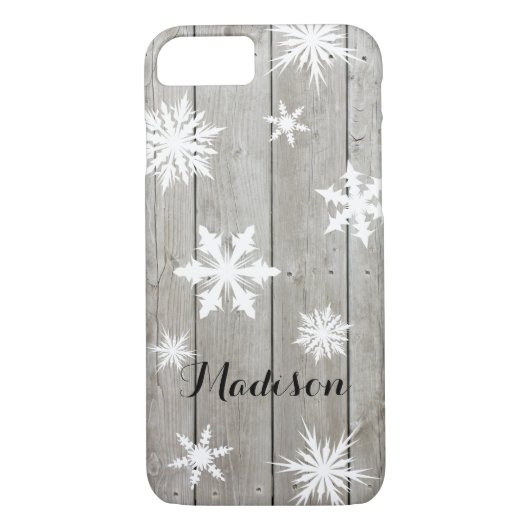 Rustic Monogram iPhone 7 Hoesje (Achterkant)