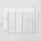 Rustic Moose Baby shower Luier Raffle Kaart (Achterkant)