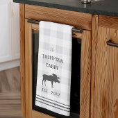 Rustic Moose Personalized Play Theedoek