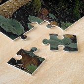 Rustic Morel Mushrooms Illustratie Legpuzzel (Zijkant)