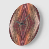 Rustic Mosaic American Native Indian Cabin Pattern Grote Klok (Hoek)