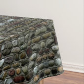 Rustic Mosaic Rocks Pattern Tafelkleed (Voorbeeld)