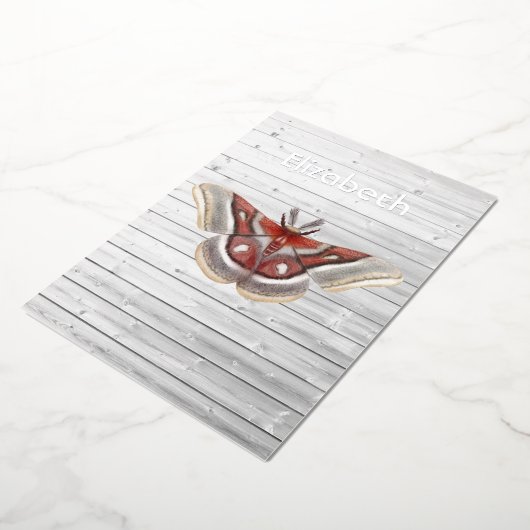 Rustic Moth Folie Uitnodiging (Gedraaid)