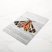 Rustic Moth Folie Uitnodiging (Gedraaid)