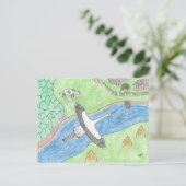 "Rustic motifs" Feestdagenkaart (Staand voorkant)