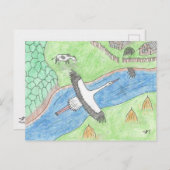 "Rustic motifs" Feestdagenkaart (Voorkant / Achterkant)