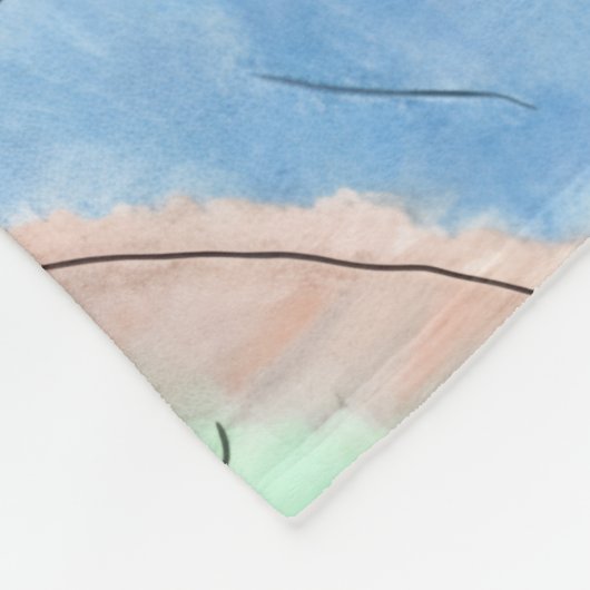 "Rustic motifs" Fleece Deken (Hoek)