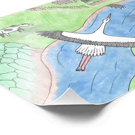 "Rustic motifs" Foto Afdruk (Hoek)