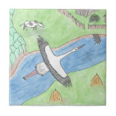 "Rustic motifs" Tegeltje (Voorkant)