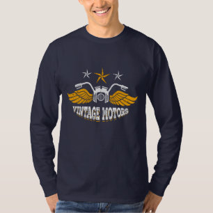 Rustic Motorcycle Mannen t-shirt
