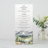 Rustic Mountain Adventure begint met huwelijksprog (Staand voorkant)