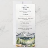 Rustic Mountain Adventure begint met huwelijksprog (Voorkant)