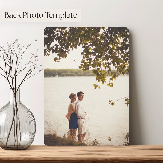 Rustic Mountain Cabin Wedding Save the Date