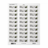 Rustic Mountain Country Beer op Birch adres Etiket (Full Sheet)