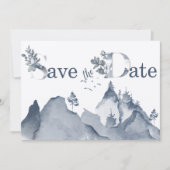Rustic Mountain Deer Save the Date (Voorkant)