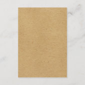 Rustic Mountain Forest Pine Trees Wedding Details Informatiekaartje (Achterkant)