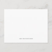 Rustic Mountain Forest Scenery Save the Date Kaart (Achterkant)