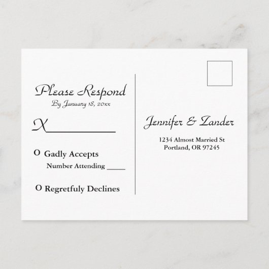 Rustic Mountain Forest Stream met pijnbomen Uitnodiging Briefkaart (Achterkant)